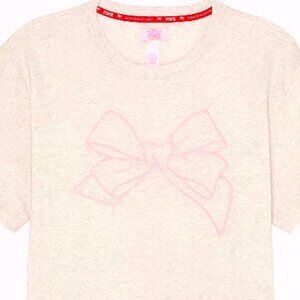 PINK LoveShackFancy PINK x LoveShackFancy Campus Cotton Tee - NWT